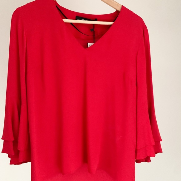 Red Zara Blouse *NWT - Picture 4 of 4